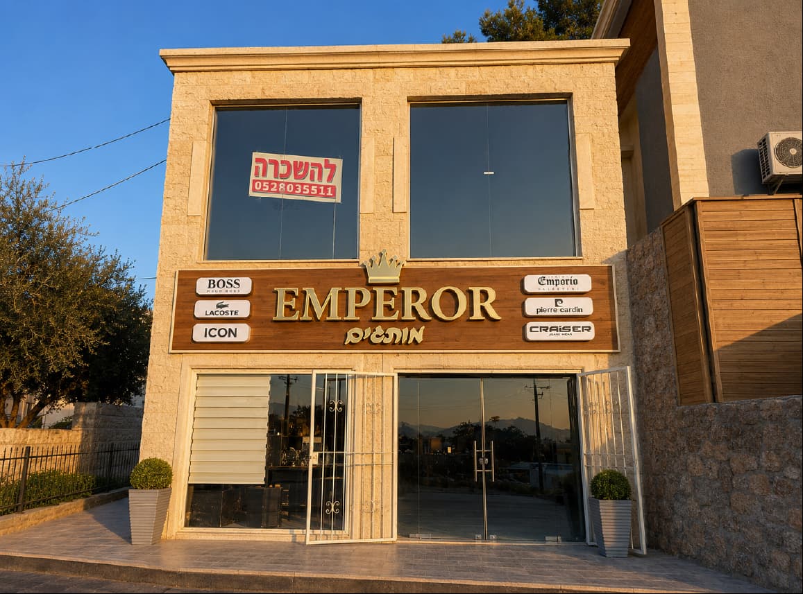 שלט חזית תלת-ממד · EMPEROR